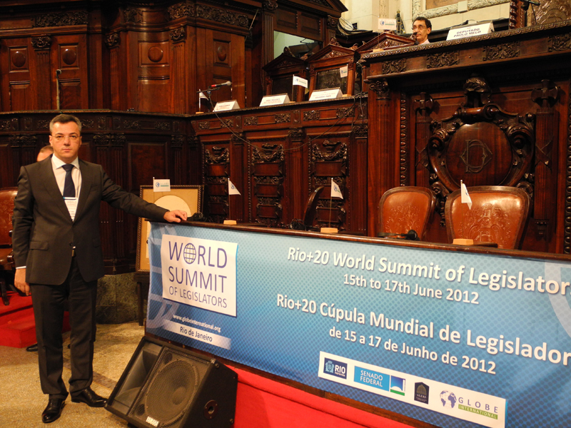 Obraćanje zamjenika predsjedavajućeg Doma naroda Ognjena Tadića na Prvom svjetskom samitu zakonodavaca 
